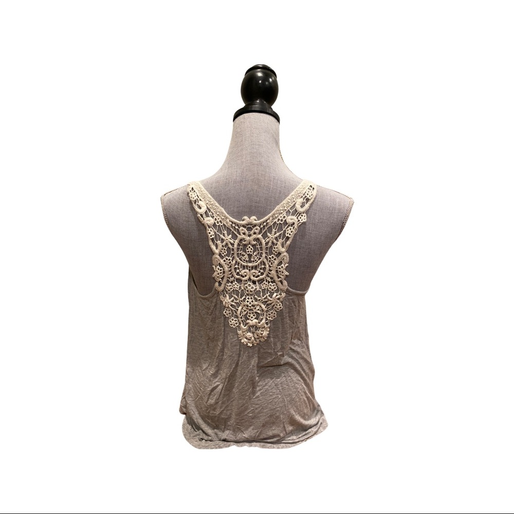 Crochet back tank